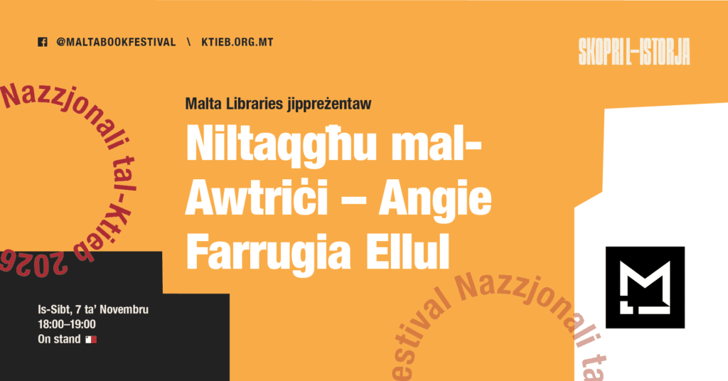 Niltaqgħu mal-Awtriċi – Angie Farrugia Ellul – Malta Libraries 🇲🇹