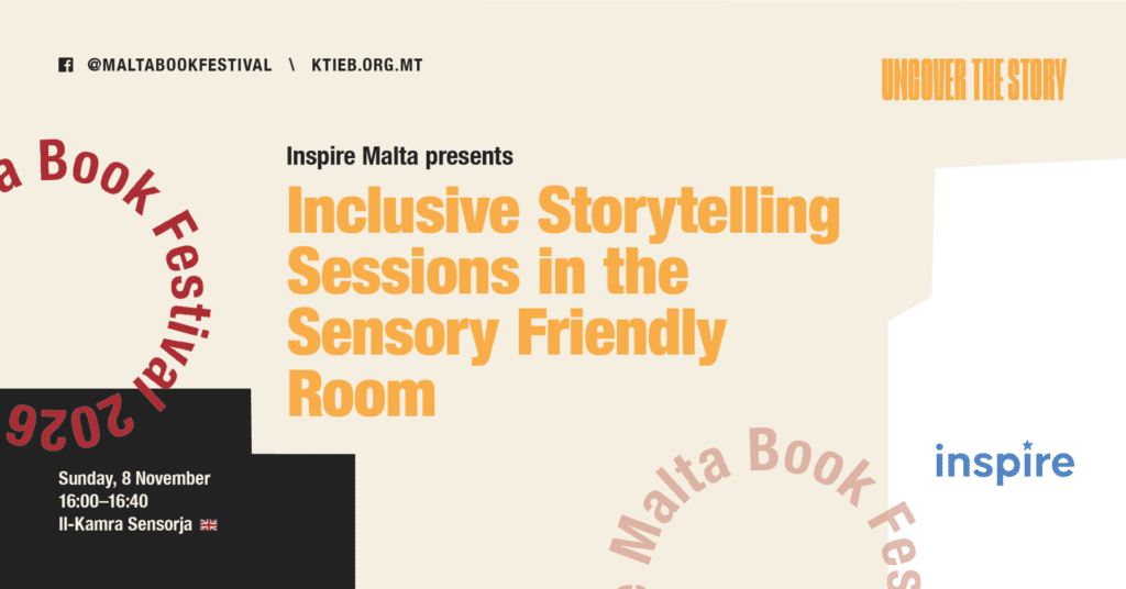 Sessjonijiet Inklussivi ta’ Rakkontar ta’ Stejjer fil-Kamra Sensorja – Inspire Malta 🇬🇧