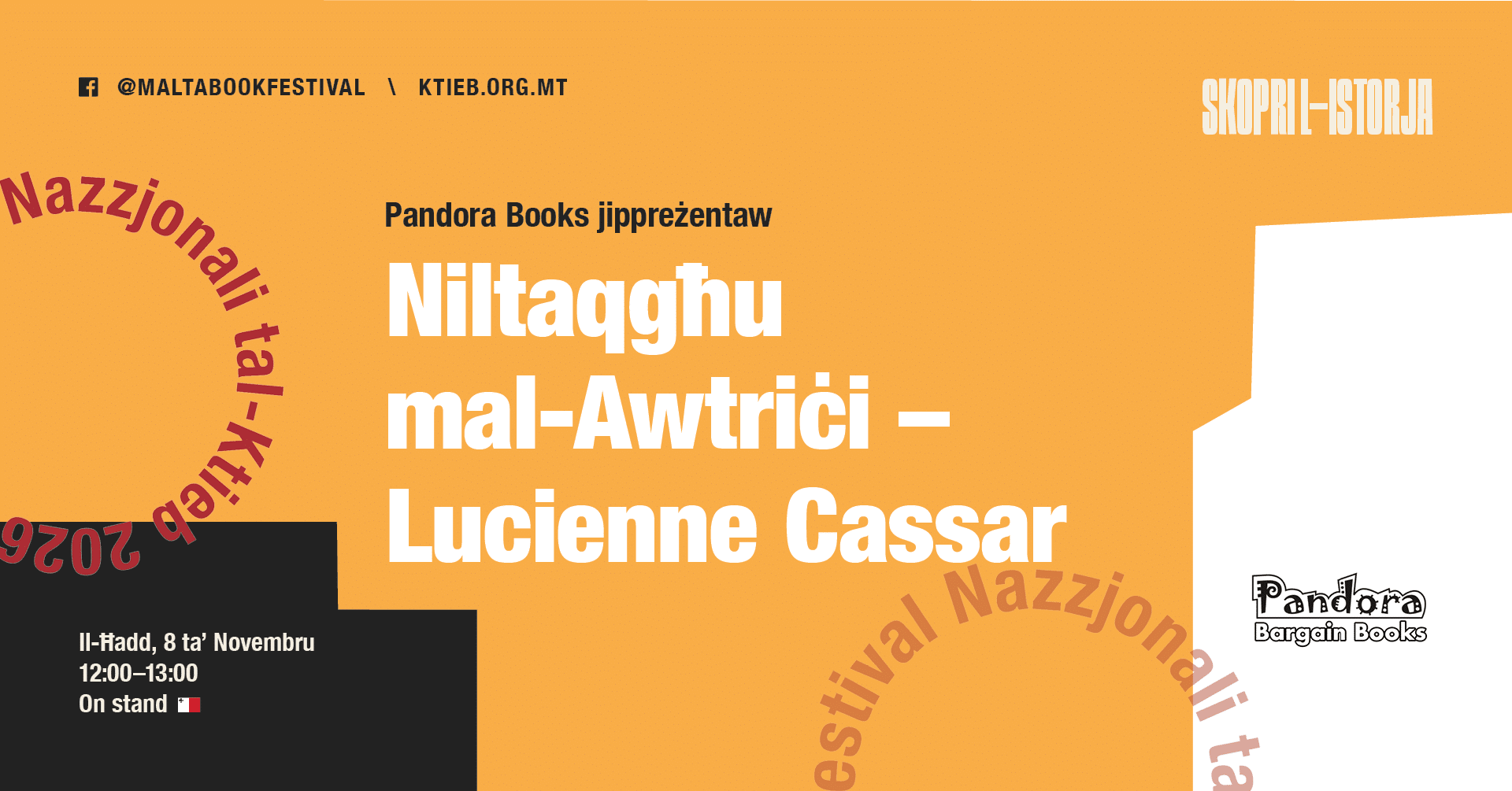 Meet the Author – Lucienne Cassar – Pandora Books 🇲🇹