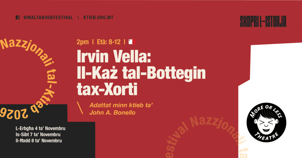 IRVIN VELLA: IL-KAŻ TAL-BOTTEGIN TAX-XORTI (ETAJIET 8–12): XOW TEATRALI 🇲🇹