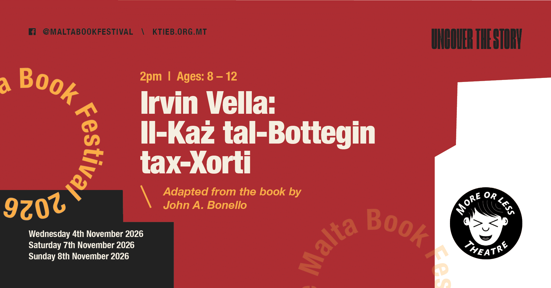 IRVIN VELLA: IL-KAŻ TAL-BOTTEGIN TAX-XORTI (ETAJIET 8–12): XOW TEATRALI