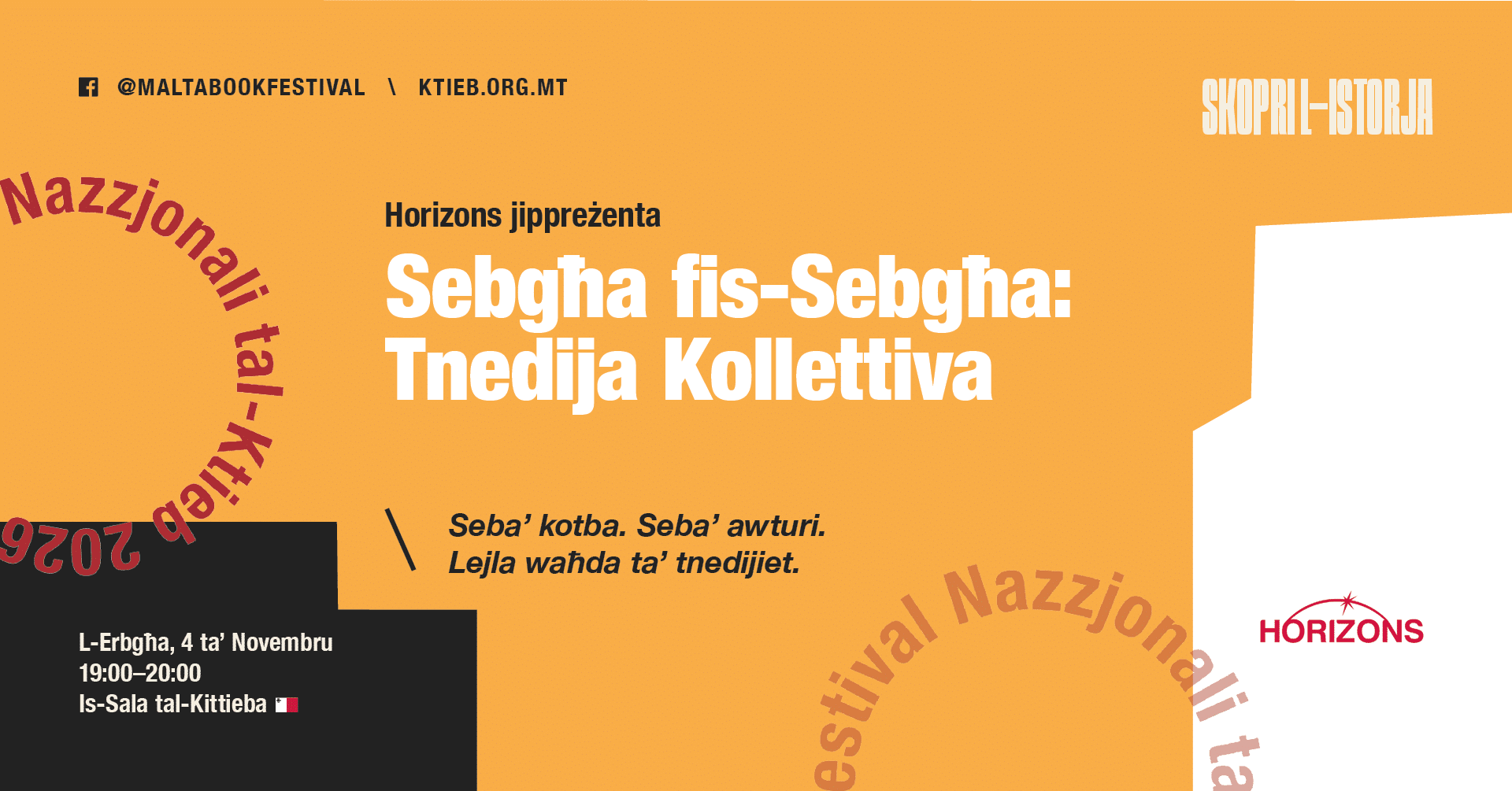 Sebgħa fis-Sebgħa: Tnedija Kollettiva – Horizons 🇲🇹