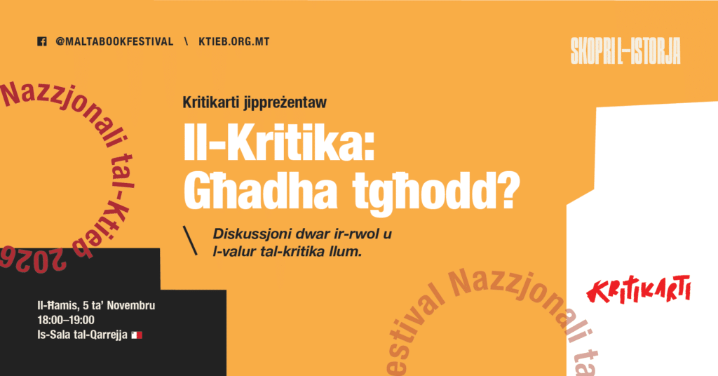 Il-Kritika: Għadha tgħodd? – Kritikarti 🇲🇹